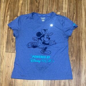 Champion women’s large shirt run athletic short sleeve powered by Disney Magic